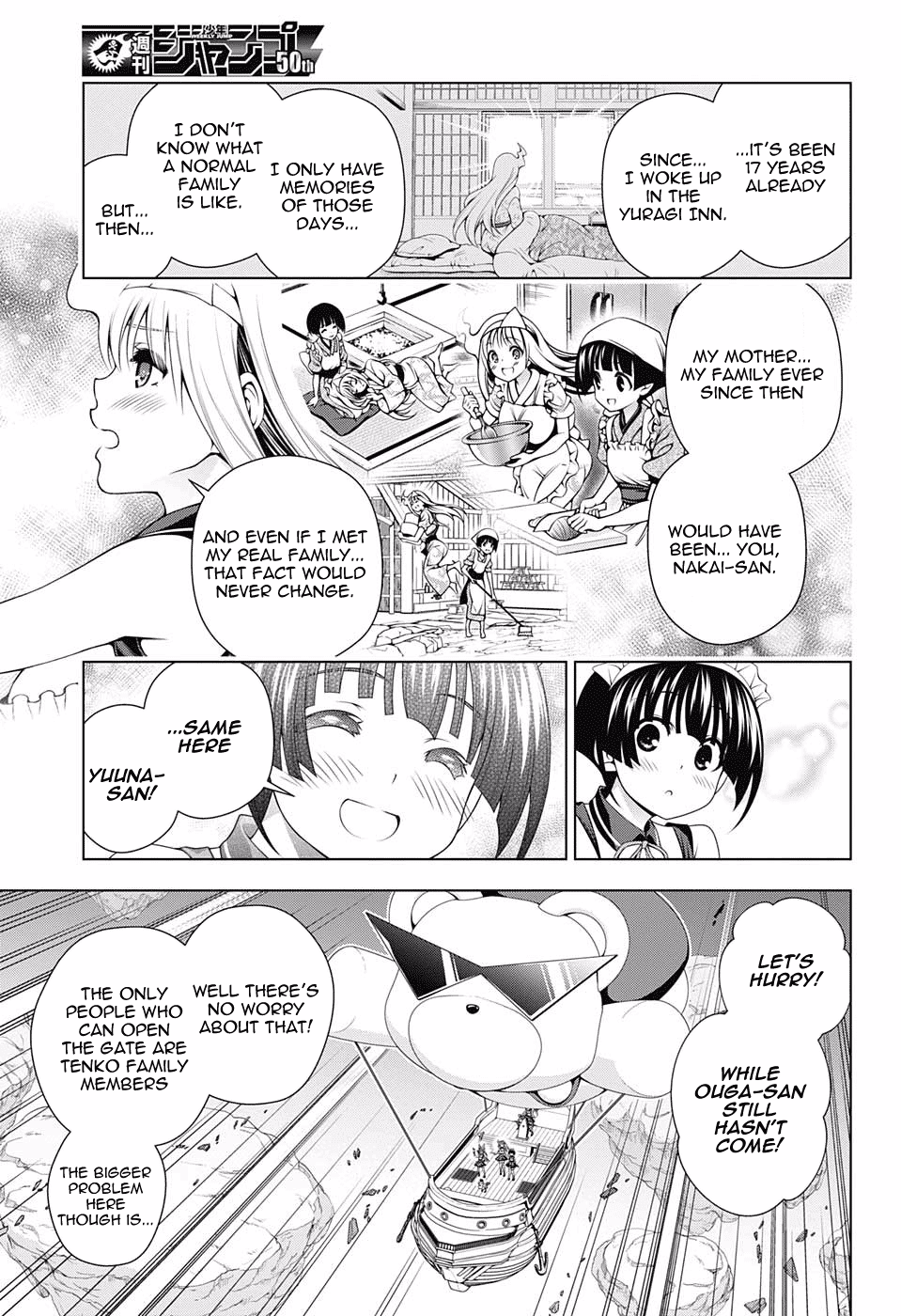 Yuragi-sou no Yuuna-san Chapter 124 page 6 - Chapter 124: Yuuna-san's Family