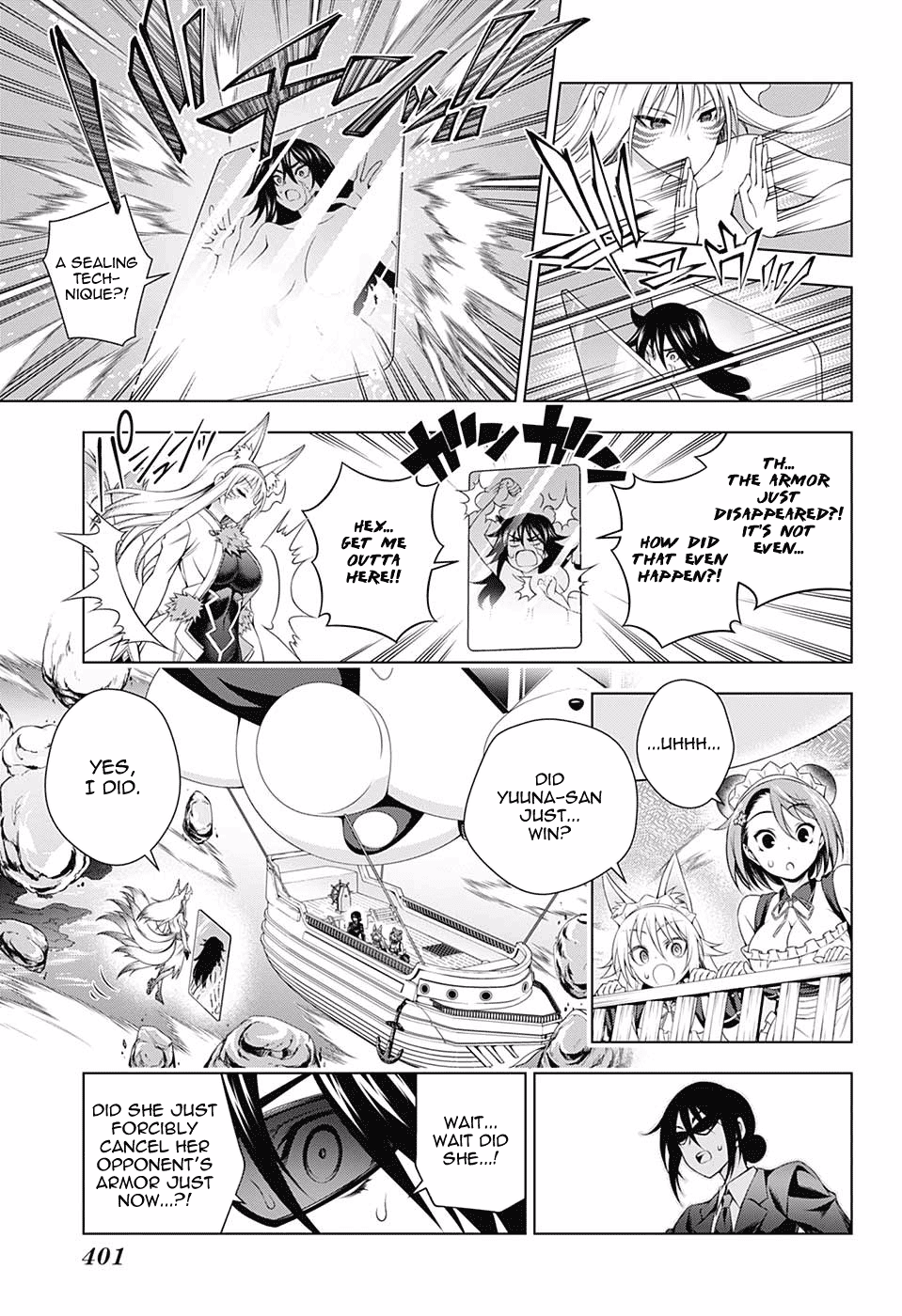 Yuragi-sou no Yuuna-san Chapter 125 page 11 - Chapter 125: Yuuna-san as Tenko Genryuusai