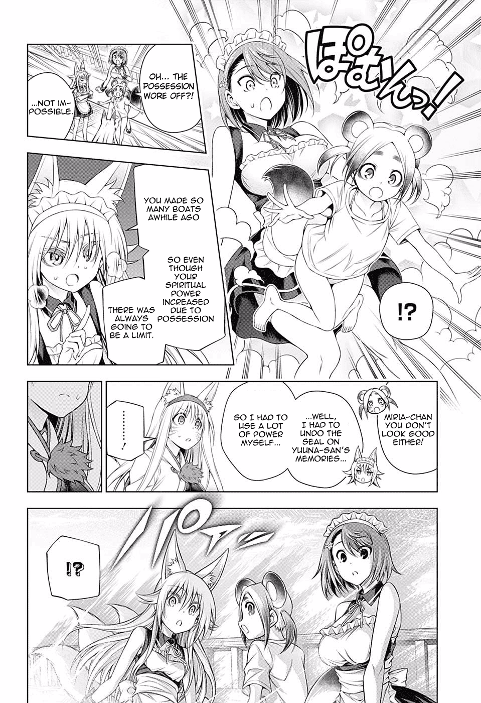 Yuragi-sou no Yuuna-san Chapter 125 page 14 - Chapter 125: Yuuna-san as Tenko Genryuusai