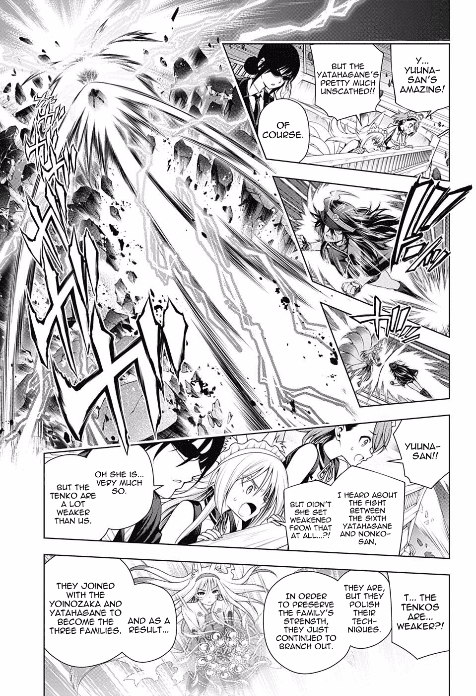 Yuragi-sou no Yuuna-san Chapter 125 page 5 - Chapter 125: Yuuna-san as Tenko Genryuusai