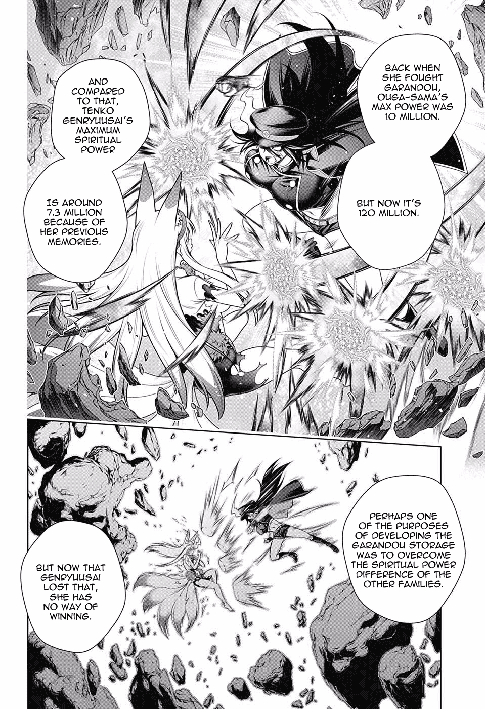 Yuragi-sou no Yuuna-san Chapter 125 page 8 - Chapter 125: Yuuna-san as Tenko Genryuusai