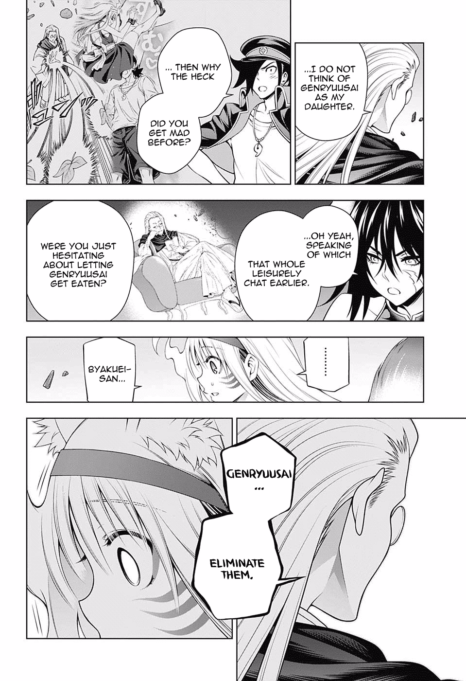 Yuragi-sou no Yuuna-san Chapter 127 page 10 - Chapter 127: Clash! Byakuei-san