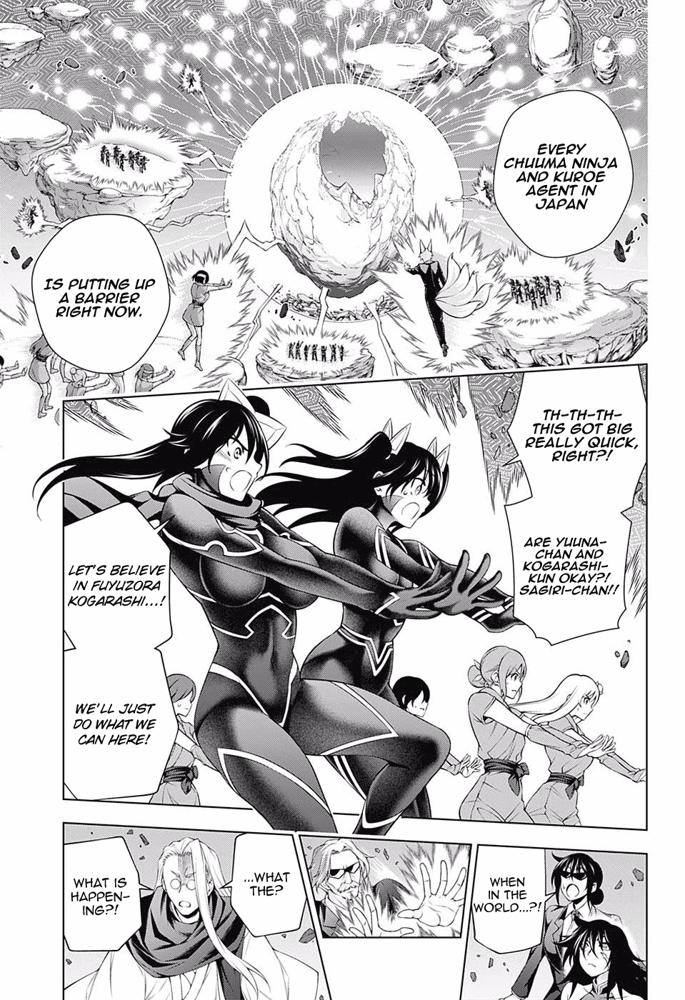 Yuragi-sou no Yuuna-san Chapter 127 page 7 - Chapter 127: Clash! Byakuei-san