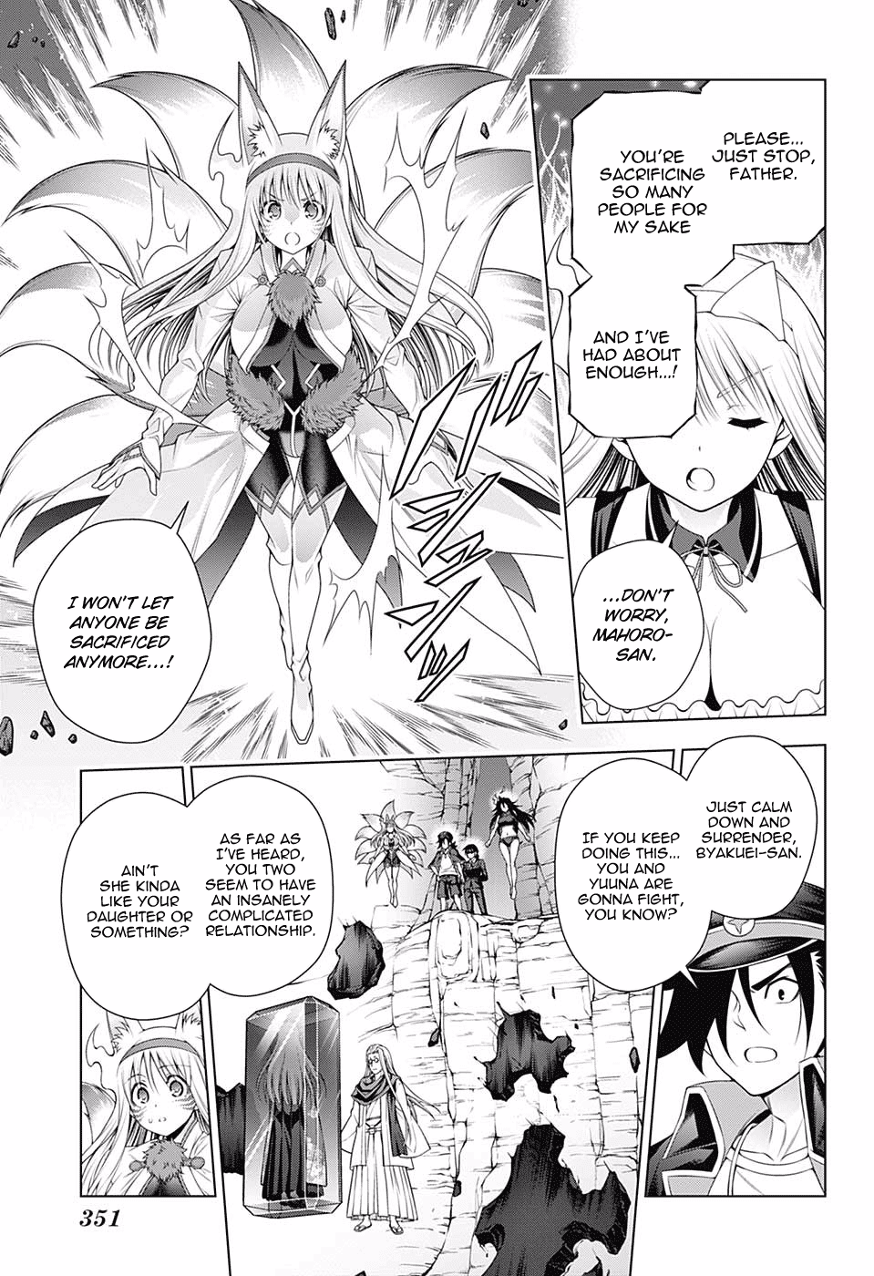 Yuragi-sou no Yuuna-san Chapter 127 page 9 - Chapter 127: Clash! Byakuei-san