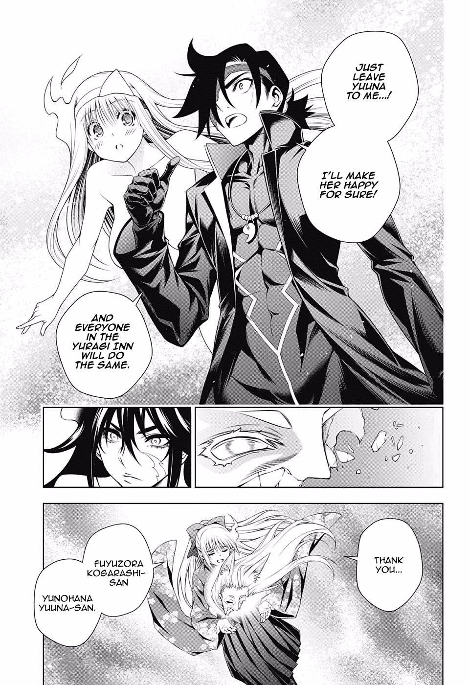 Yuragi-sou no Yuuna-san Chapter 128 page 11 - Chapter 128: Byakuei-san and Yuuna-san
