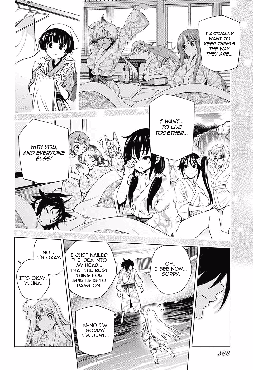Yuragi-sou no Yuuna-san Chapter 129 page 18 - Chapter 129: Ouga-san's Wish