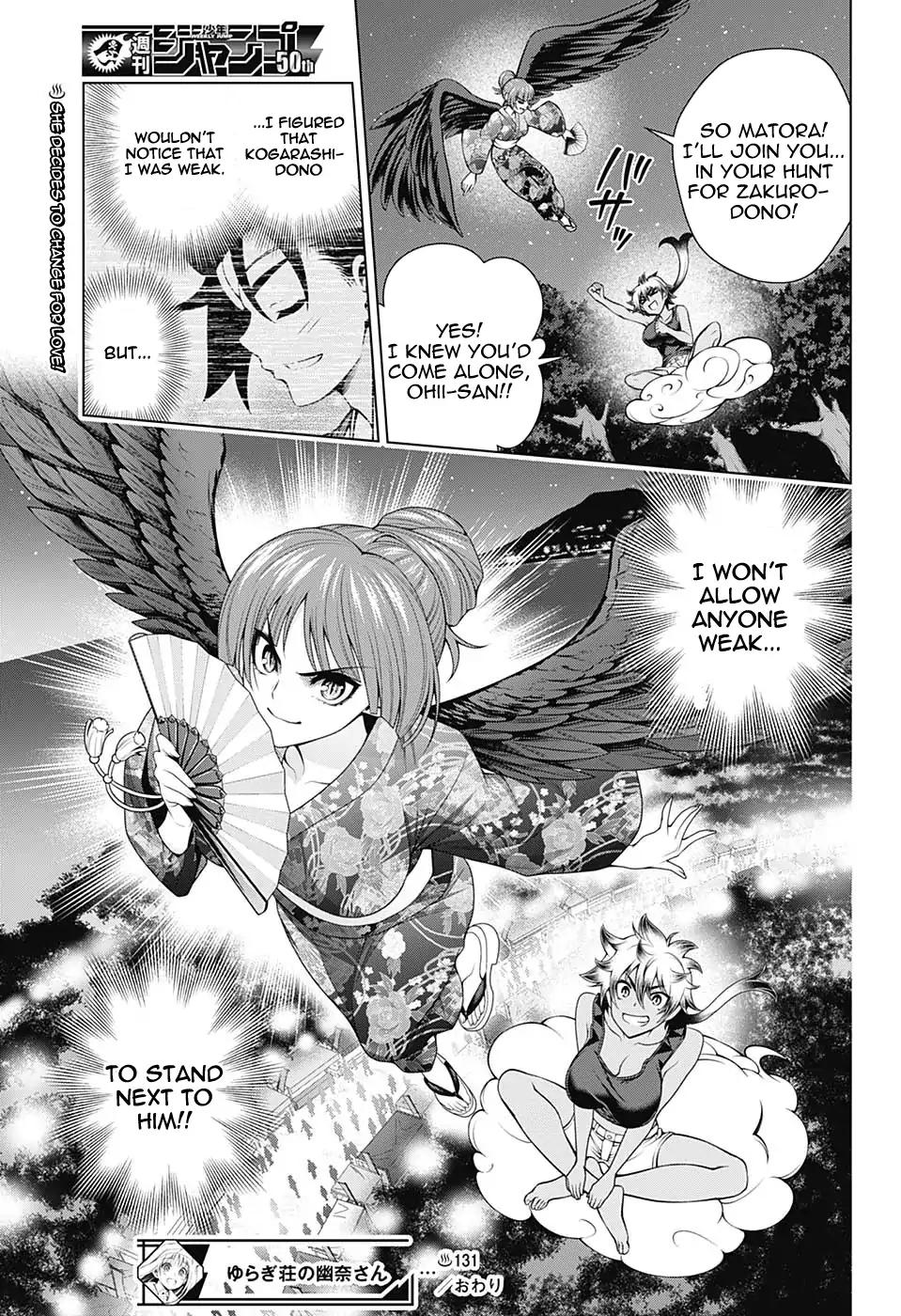 Yuragi-sou no Yuuna-san Chapter 131 page 19 - Chapter 131