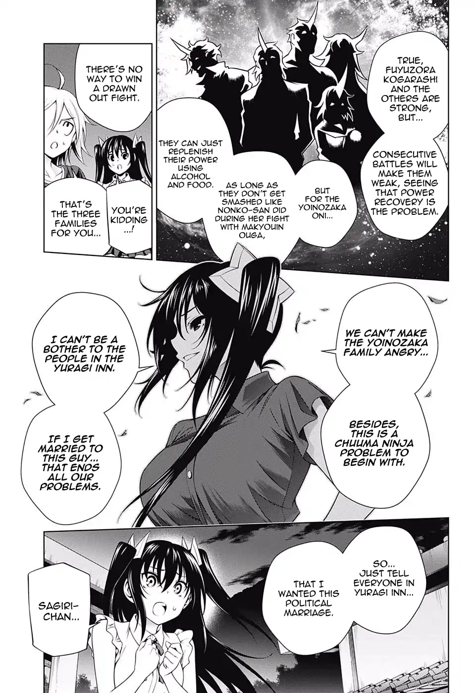 Yuragi-sou no Yuuna-san Chapter 135 page 13 - Chapter 135: The Other Side of Sagiri-san's Engagement