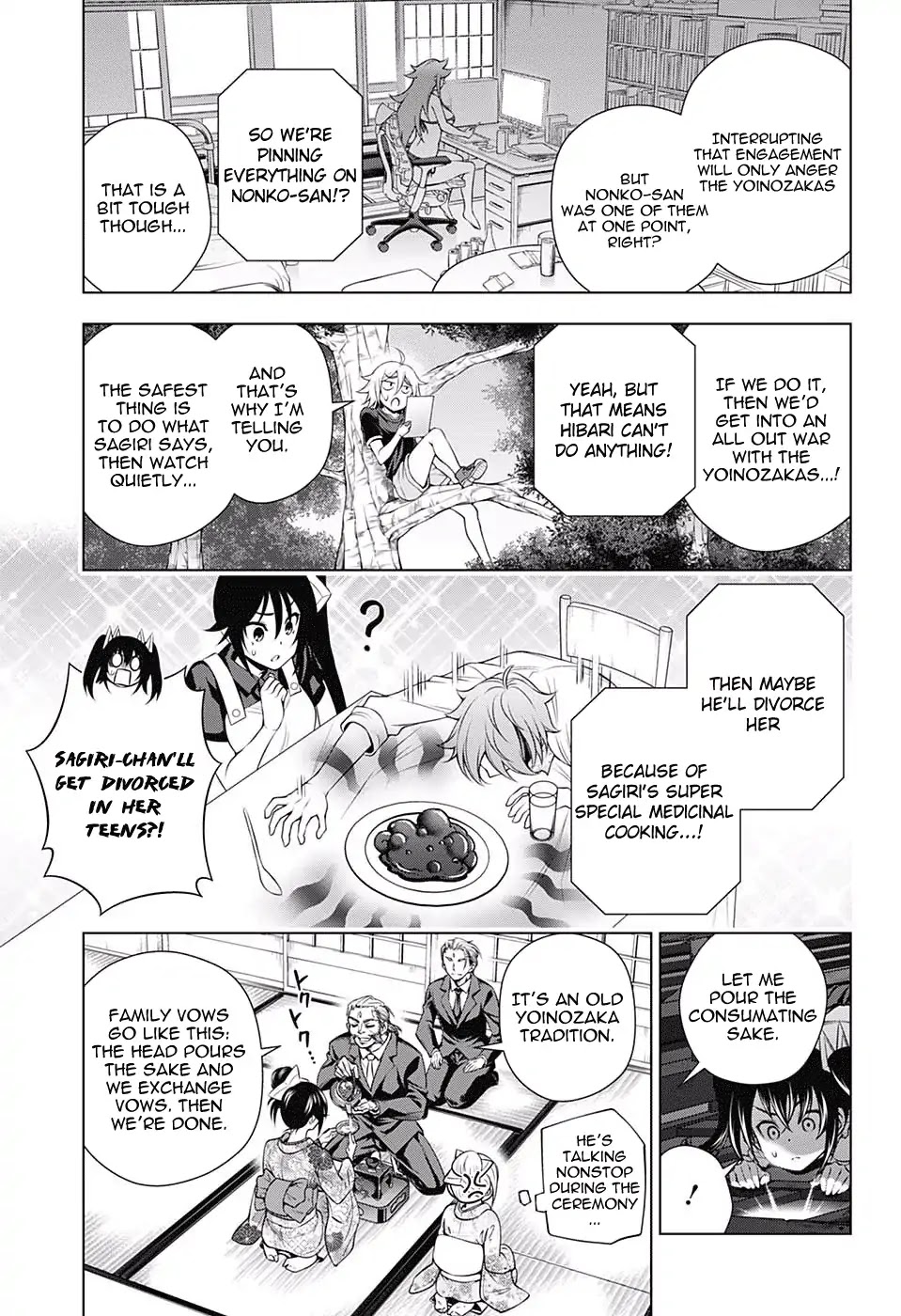 Yuragi-sou no Yuuna-san Chapter 135 page 17 - Chapter 135: The Other Side of Sagiri-san's Engagement
