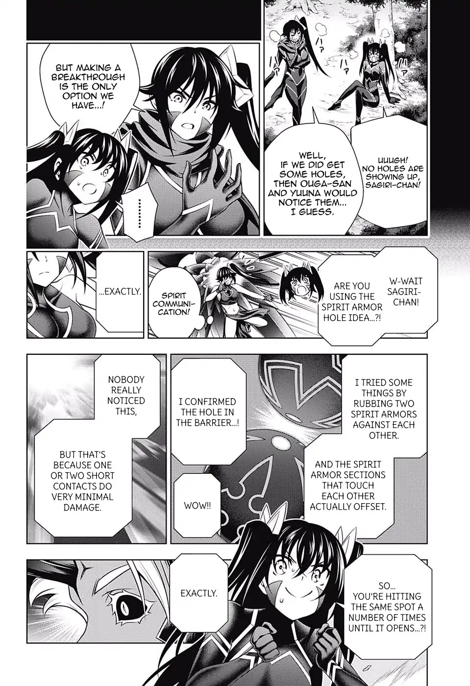 Yuragi-sou no Yuuna-san Chapter 137 page 12 - Chapter 137: Sagiri-san's Fighting Style