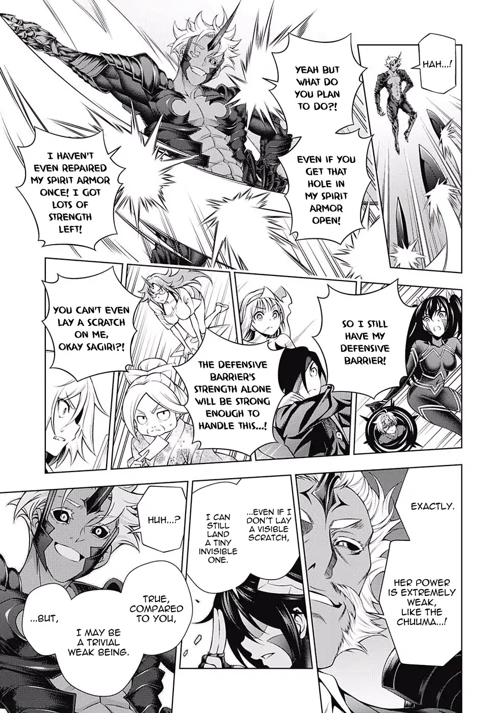Yuragi-sou no Yuuna-san Chapter 137 page 15 - Chapter 137: Sagiri-san's Fighting Style
