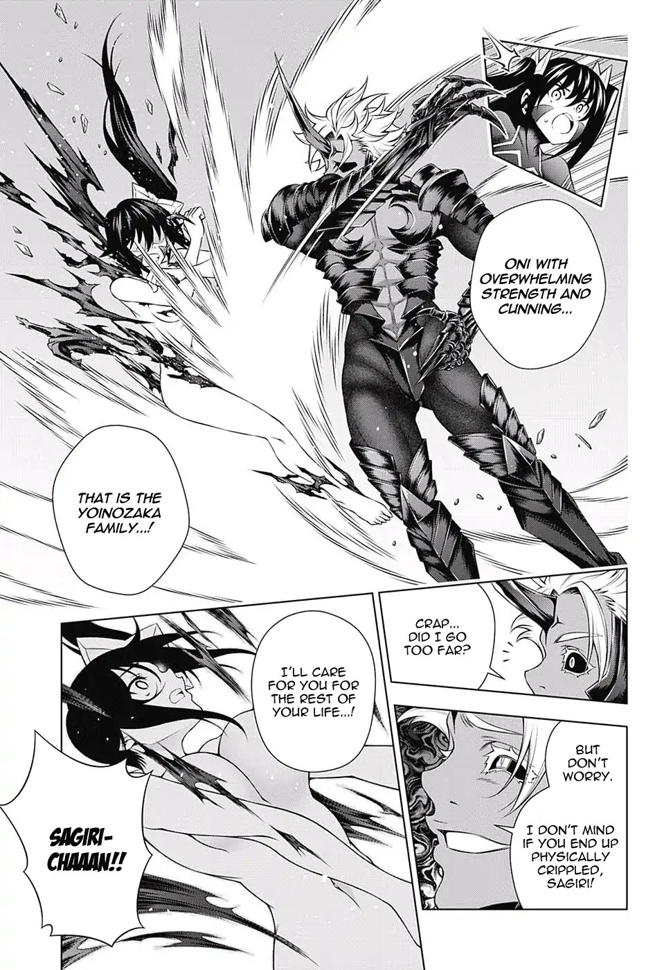 Yuragi-sou no Yuuna-san Chapter 137 page 7 - Chapter 137: Sagiri-san's Fighting Style