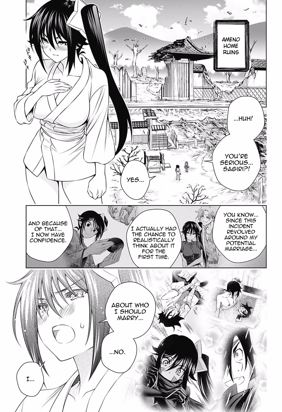Yuragi-sou no Yuuna-san Chapter 138 page 15 - Chapter 138: Clumsy Sagiri-san