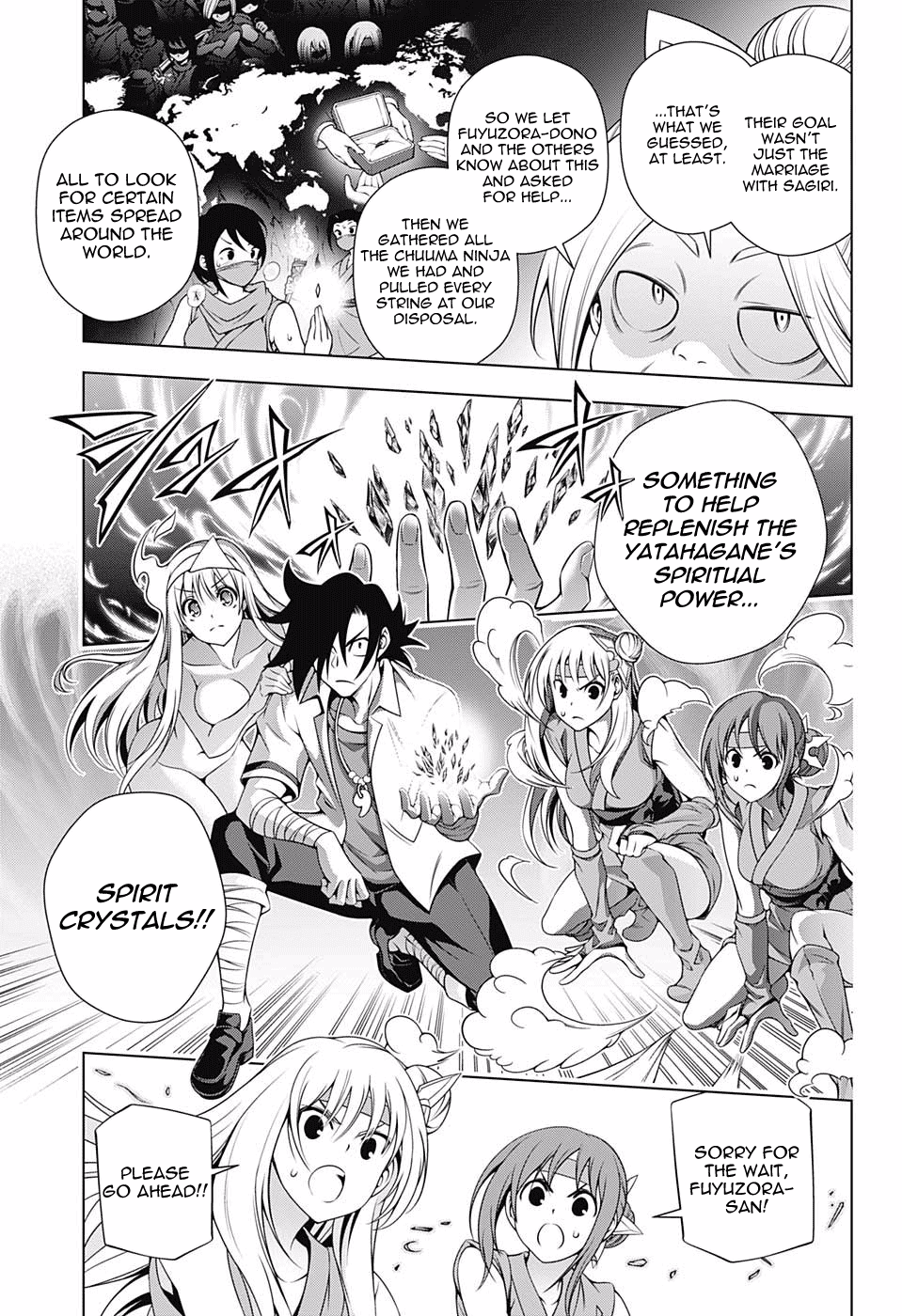 Yuragi-sou no Yuuna-san Chapter 138 page 9 - Chapter 138: Clumsy Sagiri-san