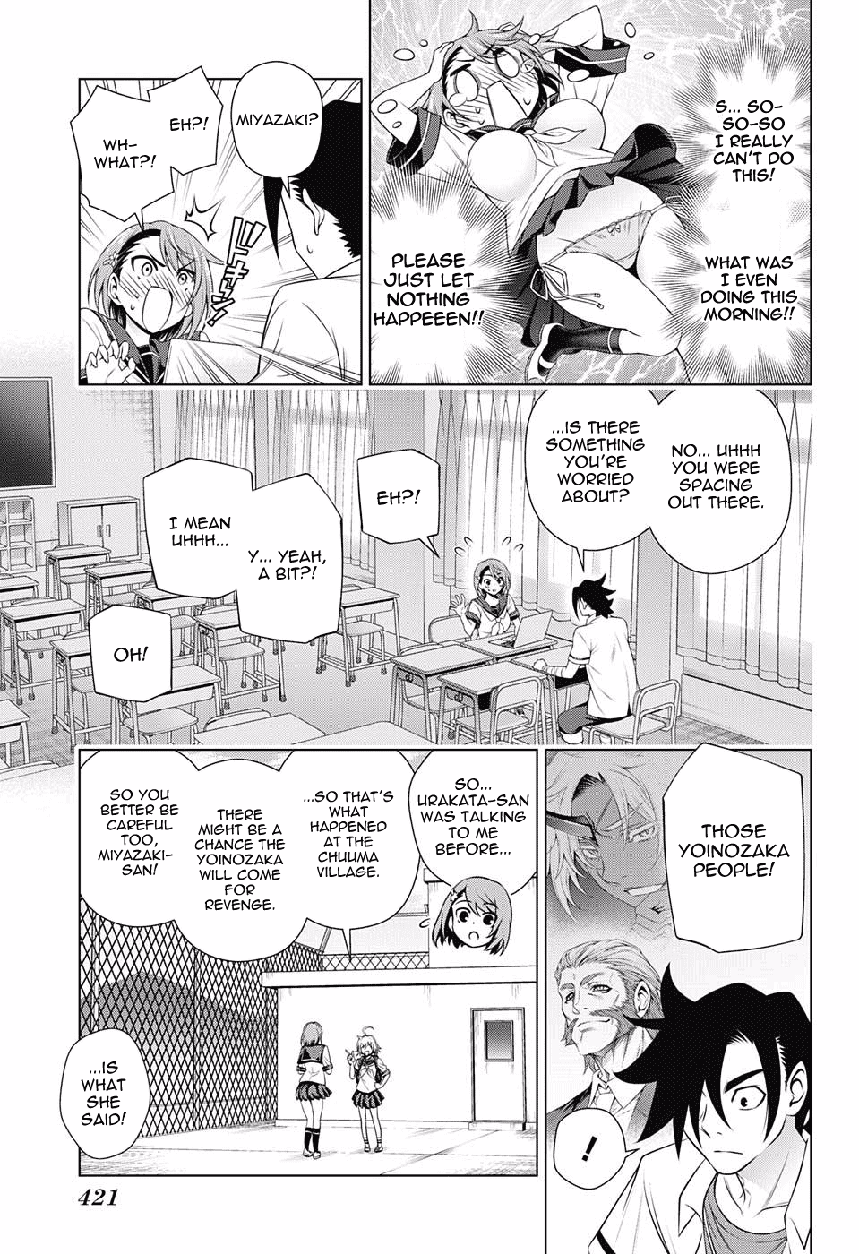 Yuragi-sou no Yuuna-san Chapter 142 page 11 - Chapter 142: Chisaki-san Wants to Close Some Distance
