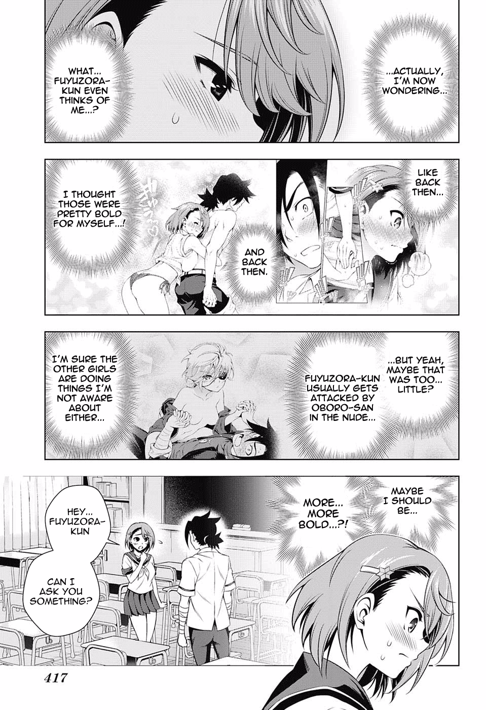 Yuragi-sou no Yuuna-san Chapter 142 page 7 - Chapter 142: Chisaki-san Wants to Close Some Distance