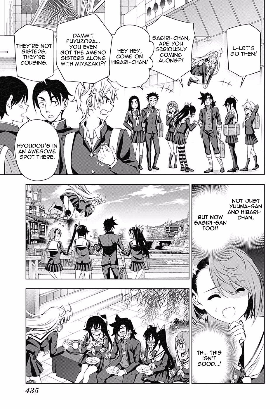 Yuragi-sou no Yuuna-san Chapter 143 page 7 - Chapter 143: The Yukemuri High School Field Trip 1