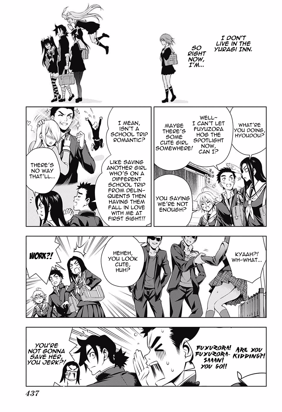 Yuragi-sou no Yuuna-san Chapter 143 page 9 - Chapter 143: The Yukemuri High School Field Trip 1