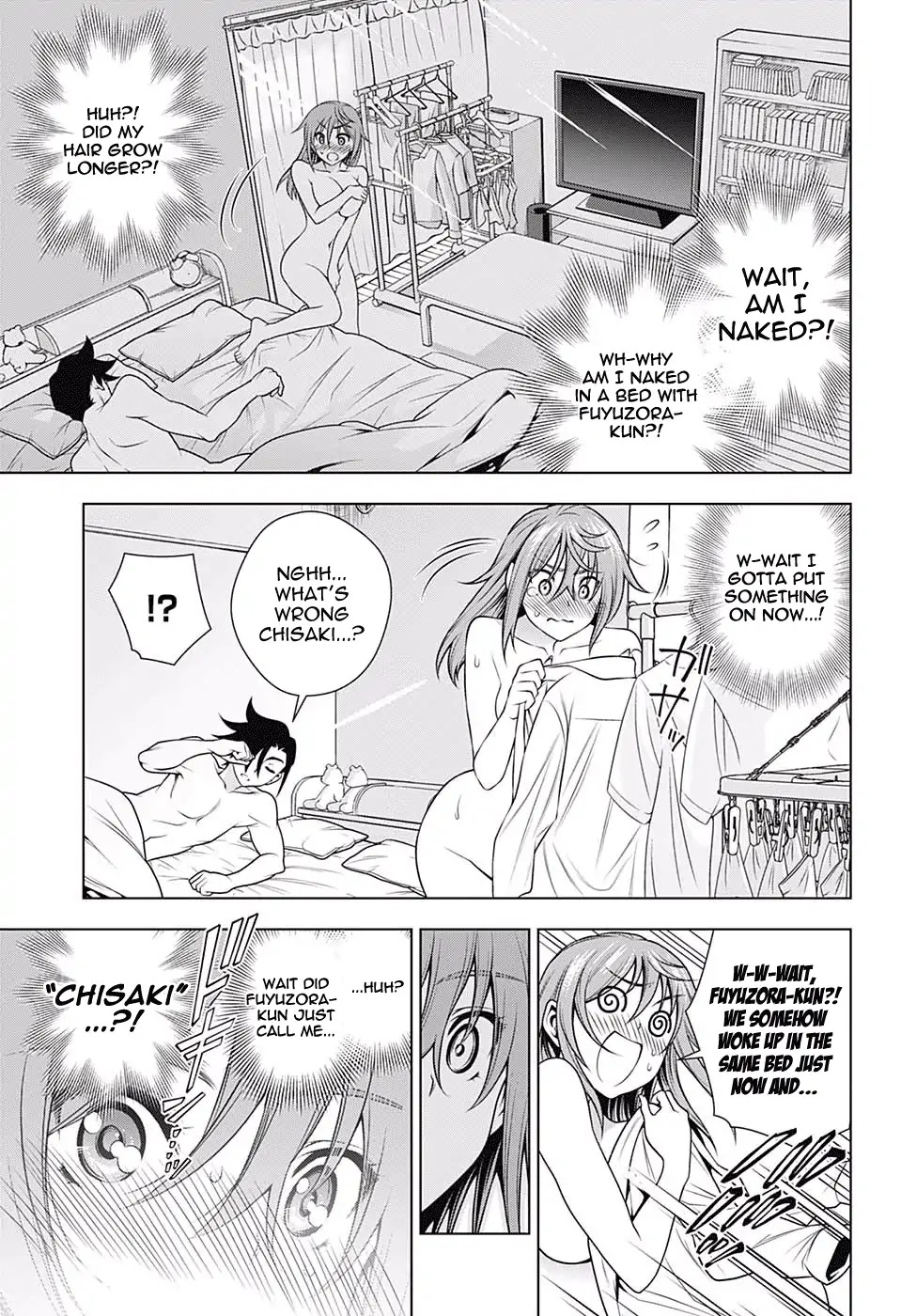 Yuragi-sou no Yuuna-san Chapter 145 page 17 - Chapter 145: Chisaki-san and a White Dress Shirt
