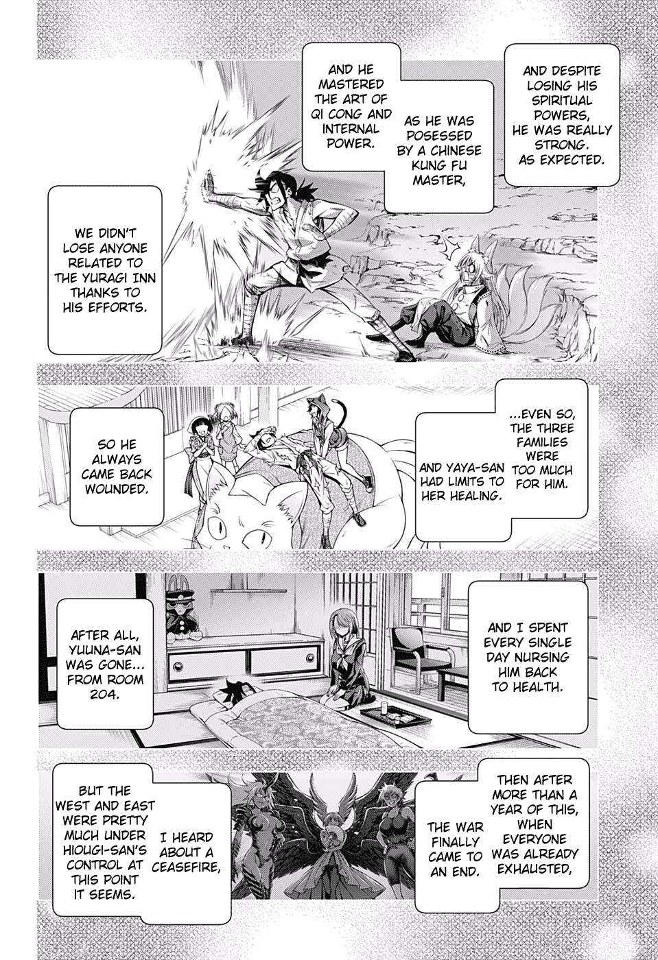 Yuragi-sou no Yuuna-san Chapter 147 page 10 - Chapter 147: Chisaki-san in 10 Years