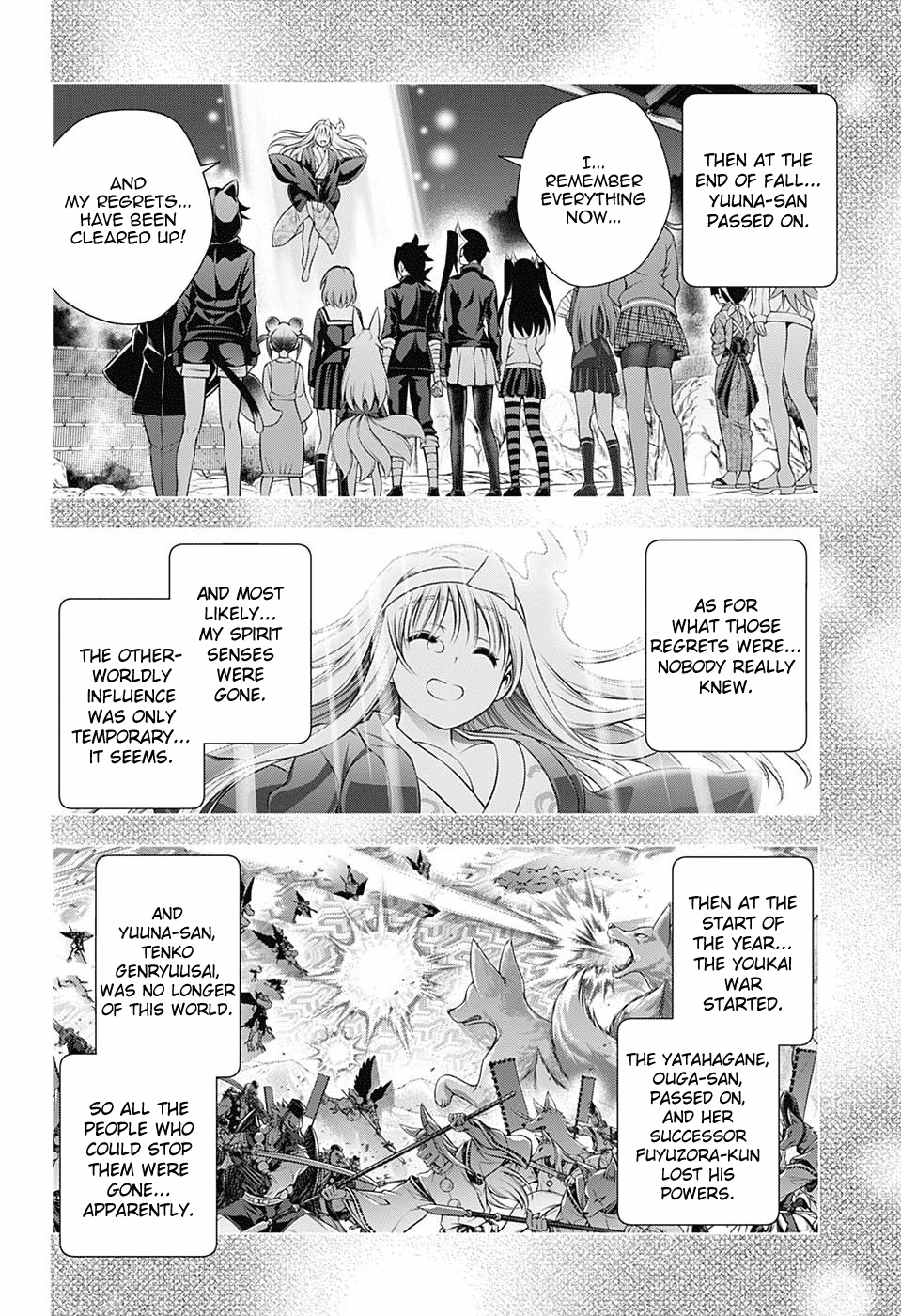 Yuragi-sou no Yuuna-san Chapter 147 page 8 - Chapter 147: Chisaki-san in 10 Years
