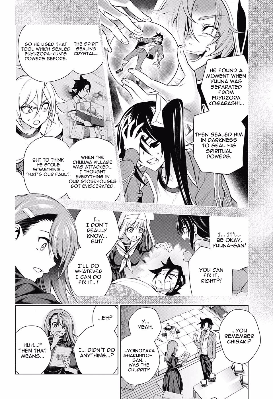 Yuragi-sou no Yuuna-san Chapter 148 page 12 - Chapter 148: Chisaki-san Crosses Time