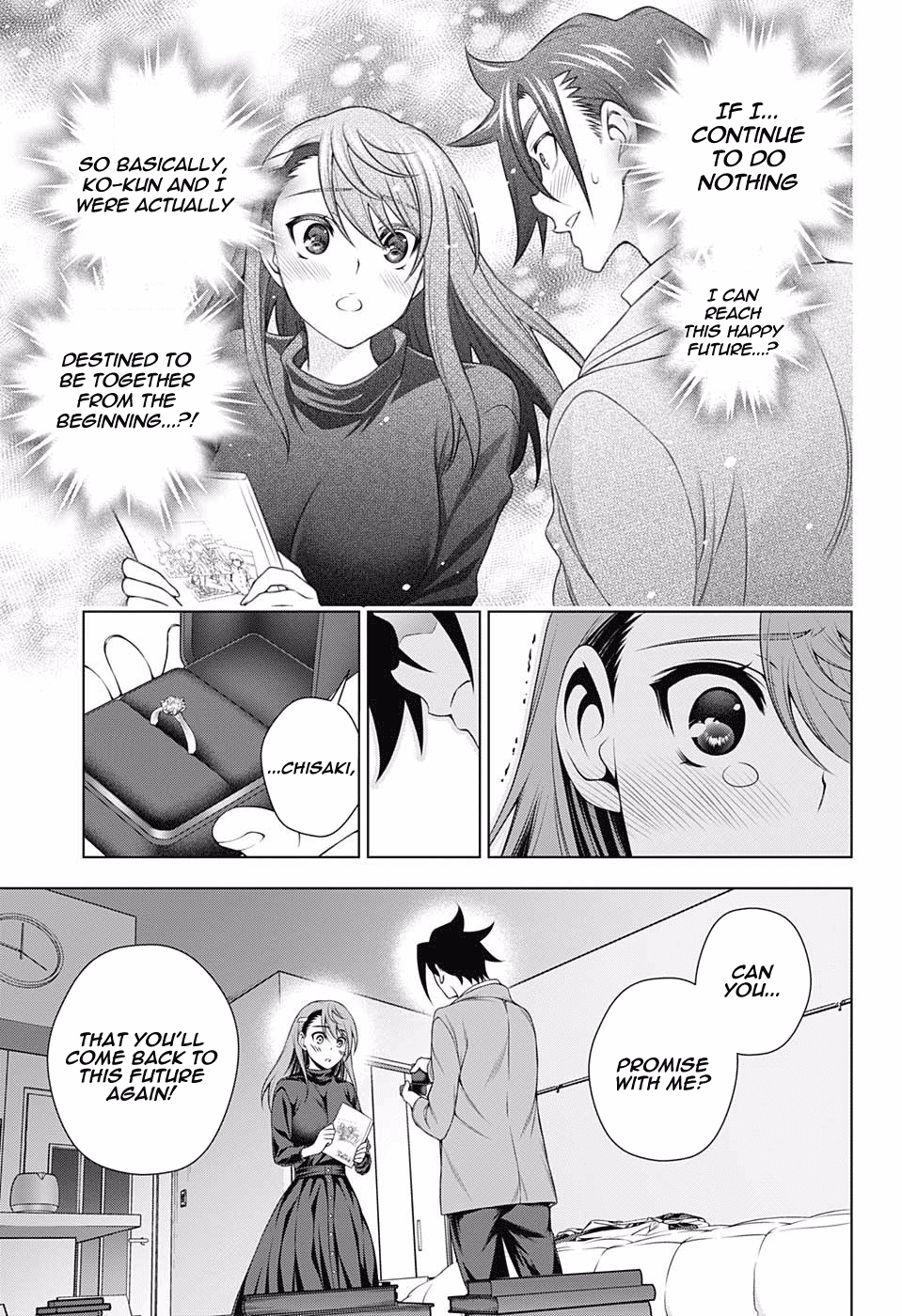 Yuragi-sou no Yuuna-san Chapter 148 page 13 - Chapter 148: Chisaki-san Crosses Time