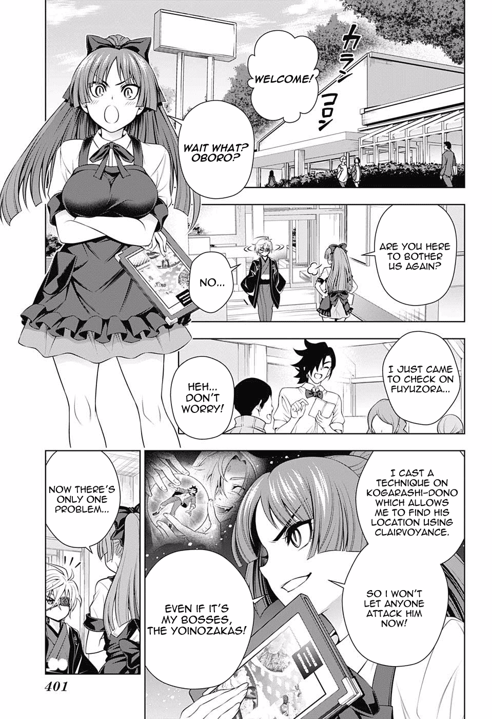 Yuragi-sou no Yuuna-san Chapter 152 page 13 - Chapter 152: Oboro-san Makes a Proposal