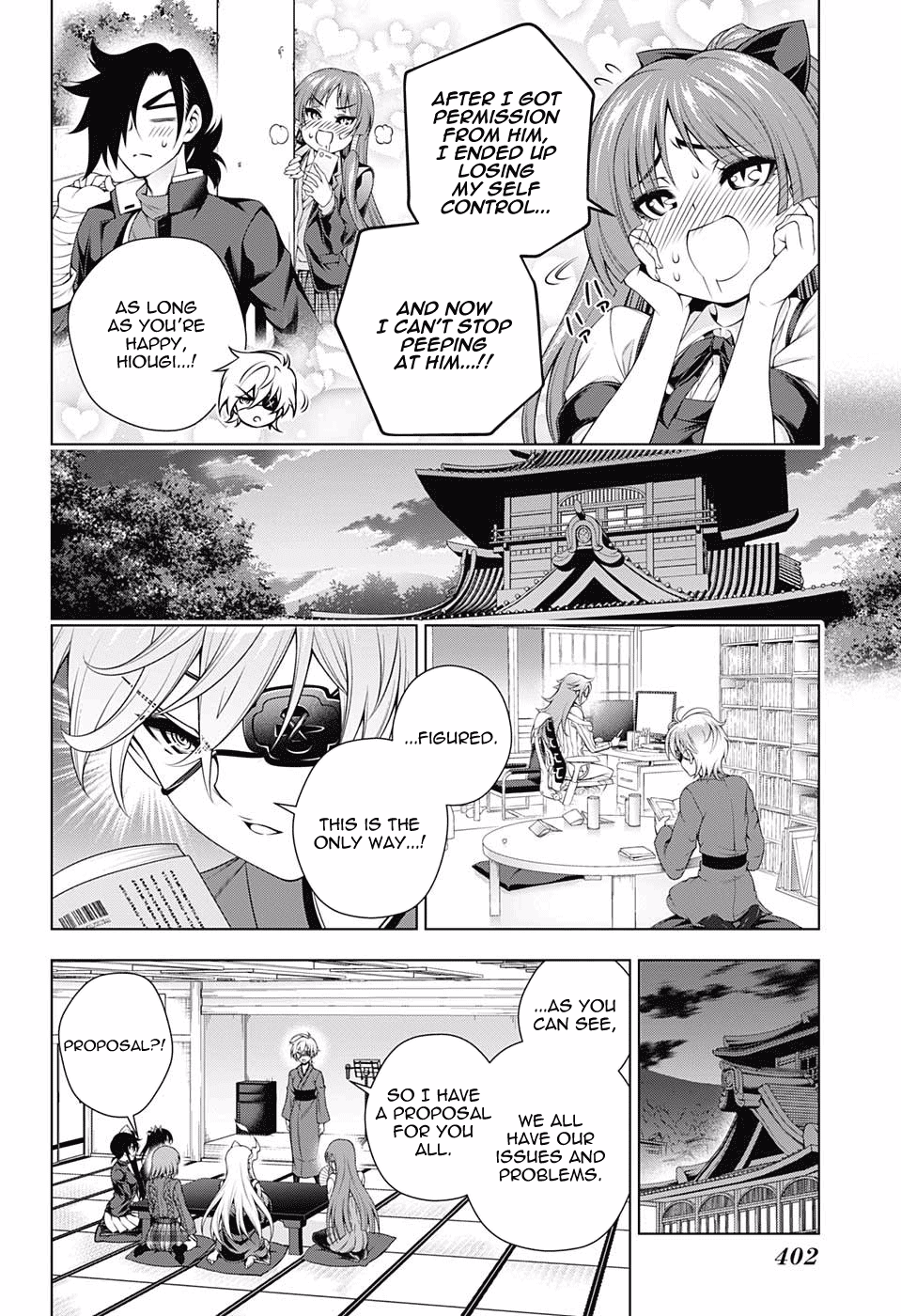 Yuragi-sou no Yuuna-san Chapter 152 page 14 - Chapter 152: Oboro-san Makes a Proposal