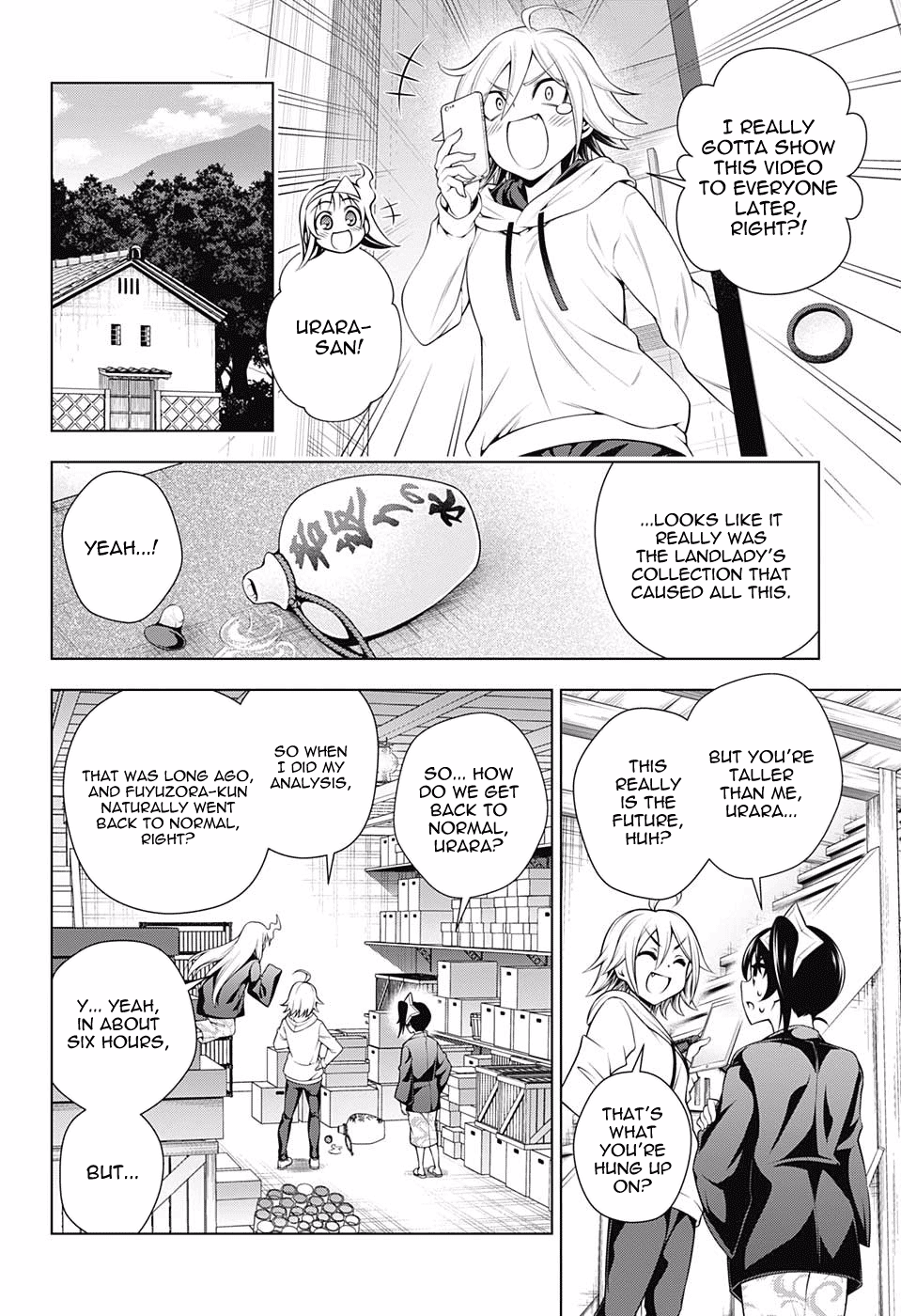 Yuragi-sou no Yuuna-san Chapter 154 page 14 - Chapter 154: Everyone Gets Smaller