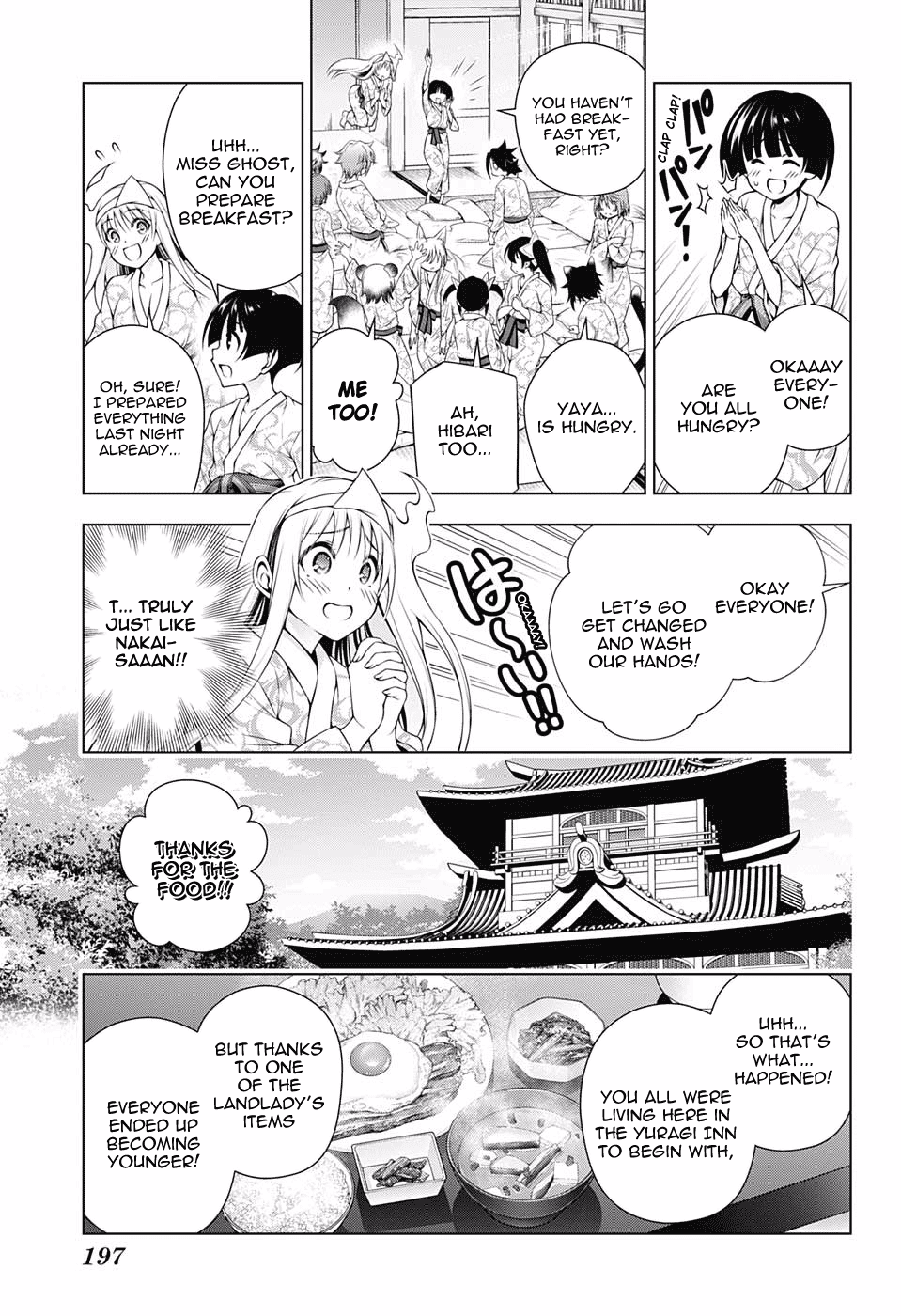 Yuragi-sou no Yuuna-san Chapter 154 page 9 - Chapter 154: Everyone Gets Smaller