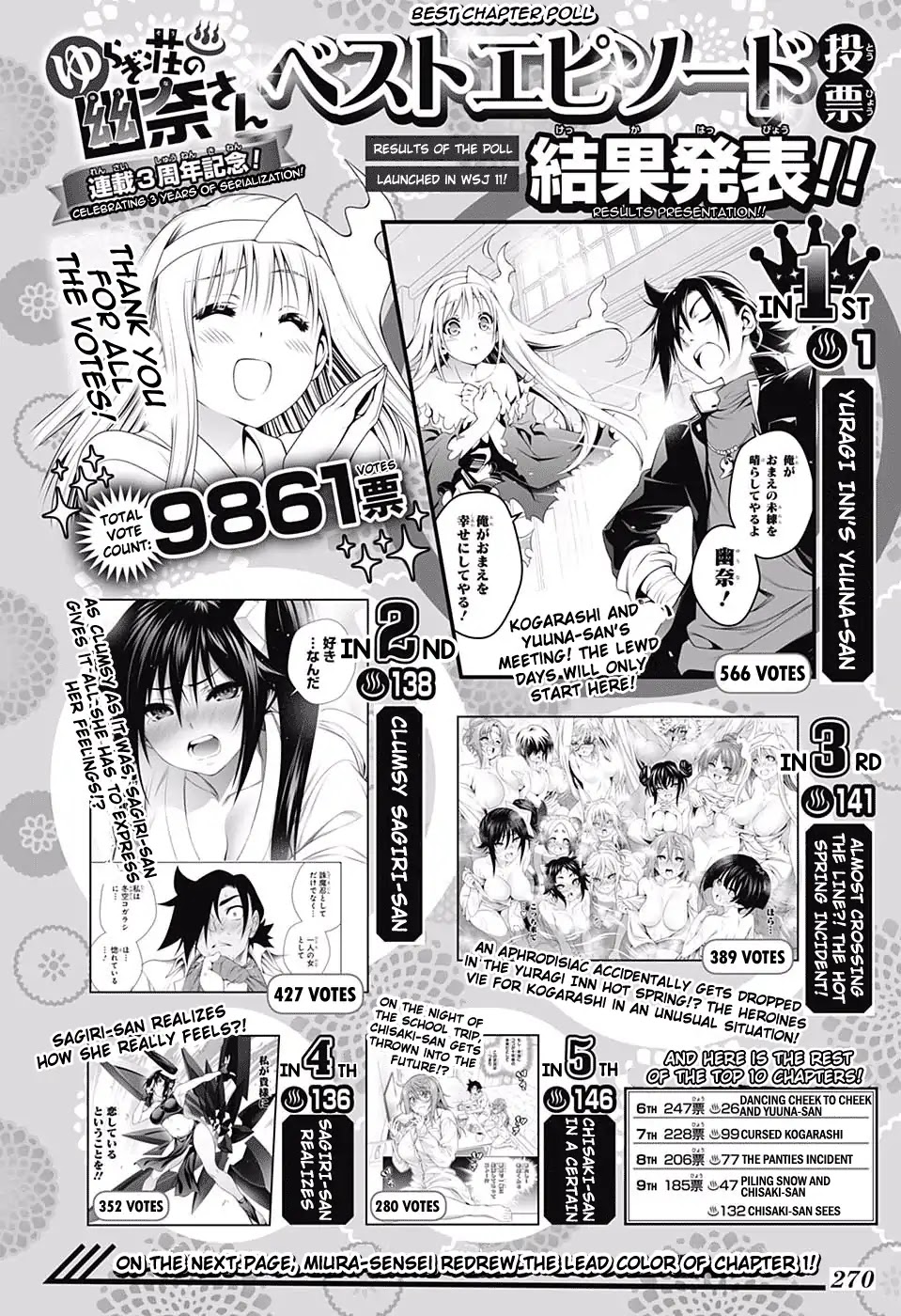 Yuragi-sou no Yuuna-san Chapter 155 page 1 - Chapter 155: Kogarashi-kun When He was Small