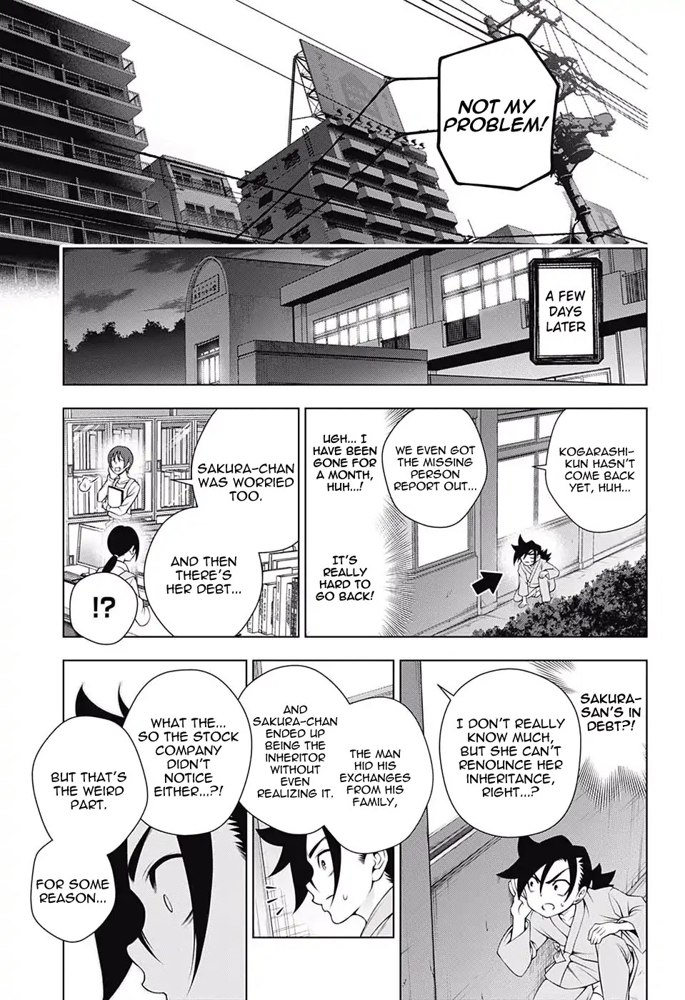 Yuragi-sou no Yuuna-san Chapter 155 page 15 - Chapter 155: Kogarashi-kun When He was Small