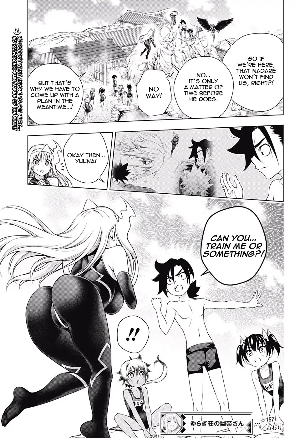 Yuragi-sou no Yuuna-san Chapter 157 page 19 - Chapter 157: Tenko Nadare-san Attacks!