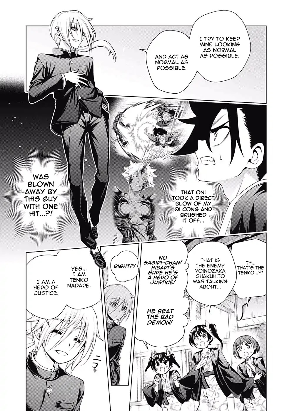 Yuragi-sou no Yuuna-san Chapter 157 page 3 - Chapter 157: Tenko Nadare-san Attacks!