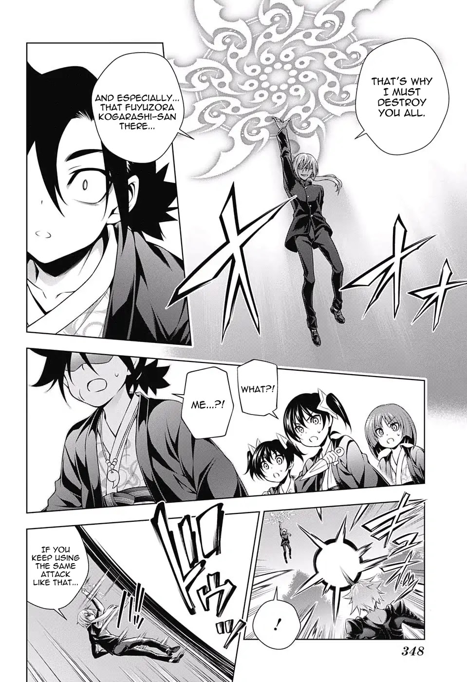 Yuragi-sou no Yuuna-san Chapter 157 page 4 - Chapter 157: Tenko Nadare-san Attacks!