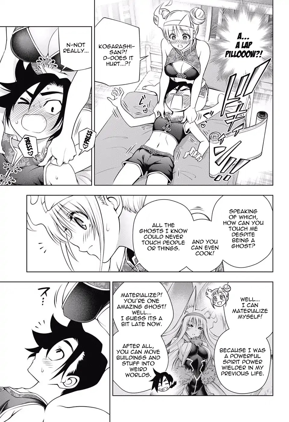 Yuragi-sou no Yuuna-san Chapter 159 page 11 - Chapter 159: Kogarashi-kun's Spirit Power Training