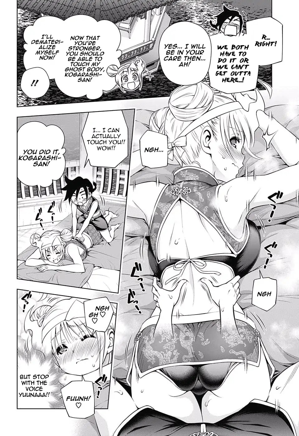 Yuragi-sou no Yuuna-san Chapter 159 page 14 - Chapter 159: Kogarashi-kun's Spirit Power Training
