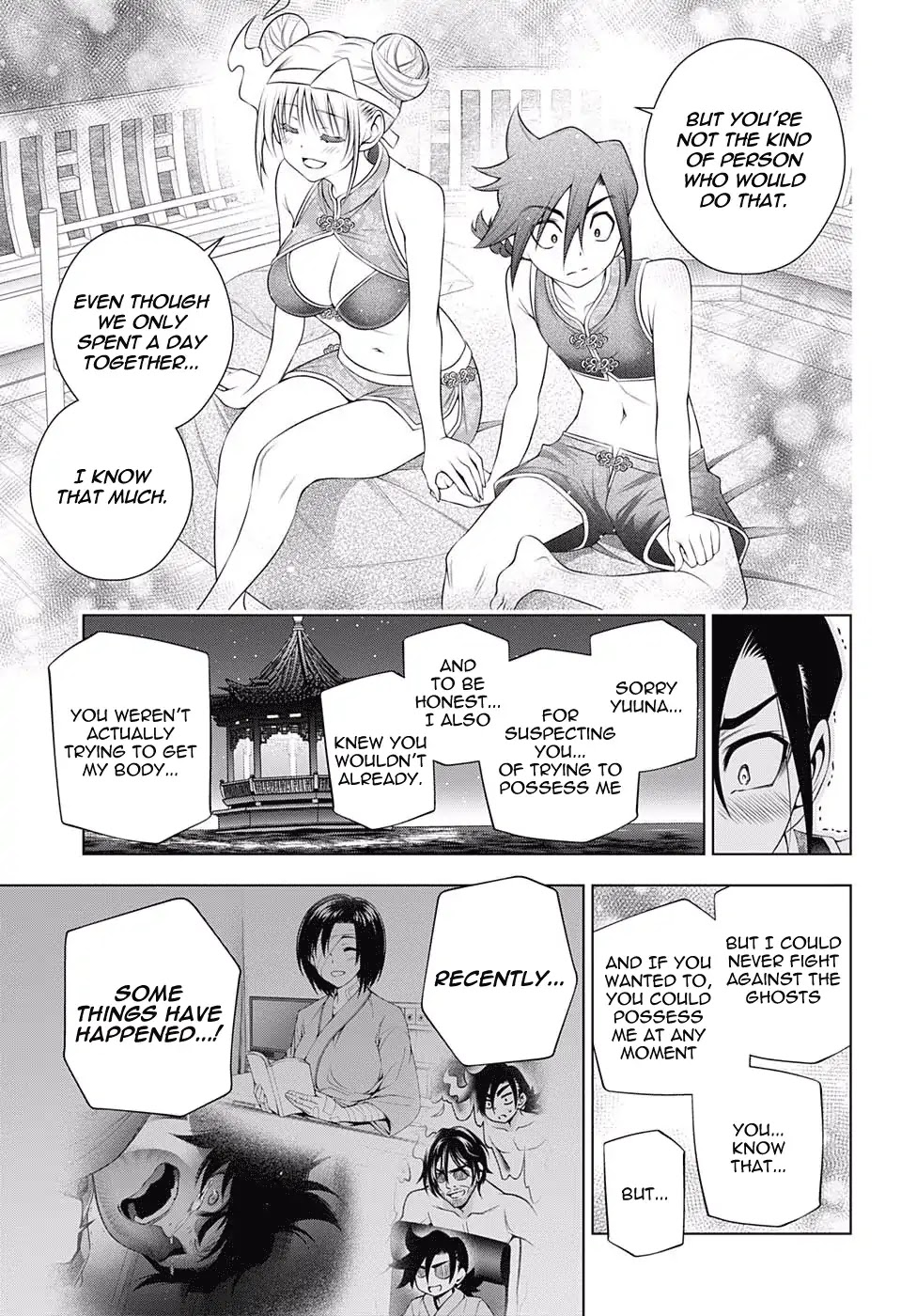Yuragi-sou no Yuuna-san Chapter 159 page 17 - Chapter 159: Kogarashi-kun's Spirit Power Training