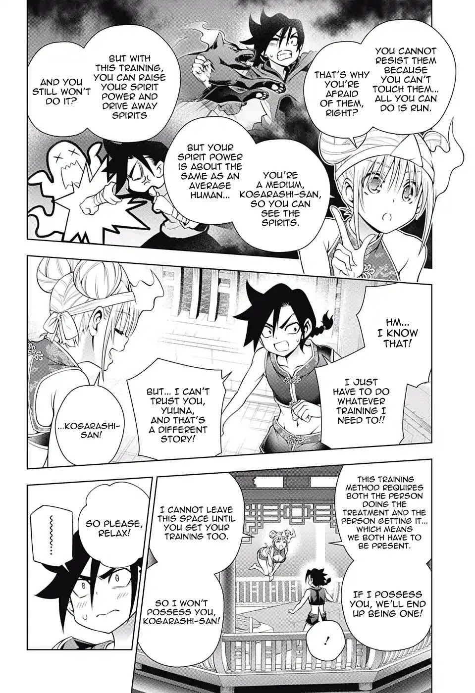 Yuragi-sou no Yuuna-san Chapter 159 page 4 - Chapter 159: Kogarashi-kun's Spirit Power Training