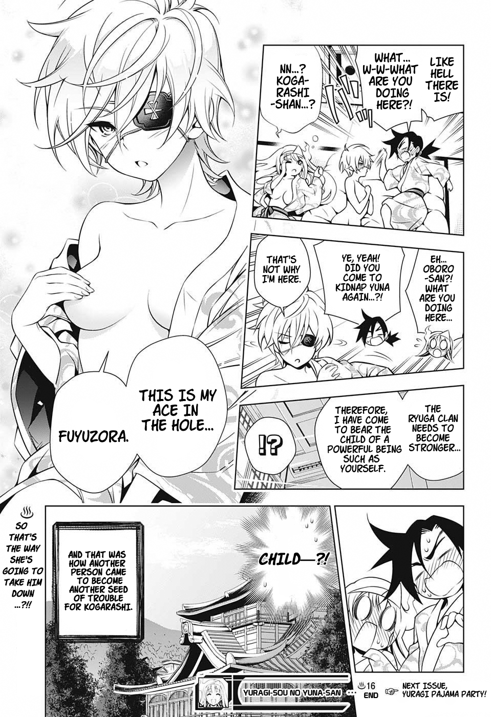 Yuragi-sou no Yuuna-san Chapter 16 page 19 - Chapter 16: Oboro-san's Any Means Necessary (uncensored)