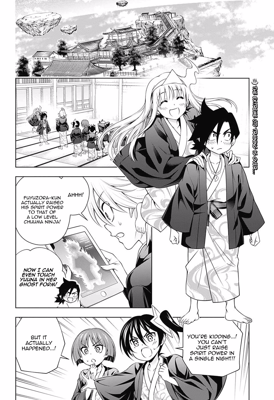 Yuragi-sou no Yuuna-san Chapter 160 page 2 - Chapter 160: Everyone Does Spirit Power Training