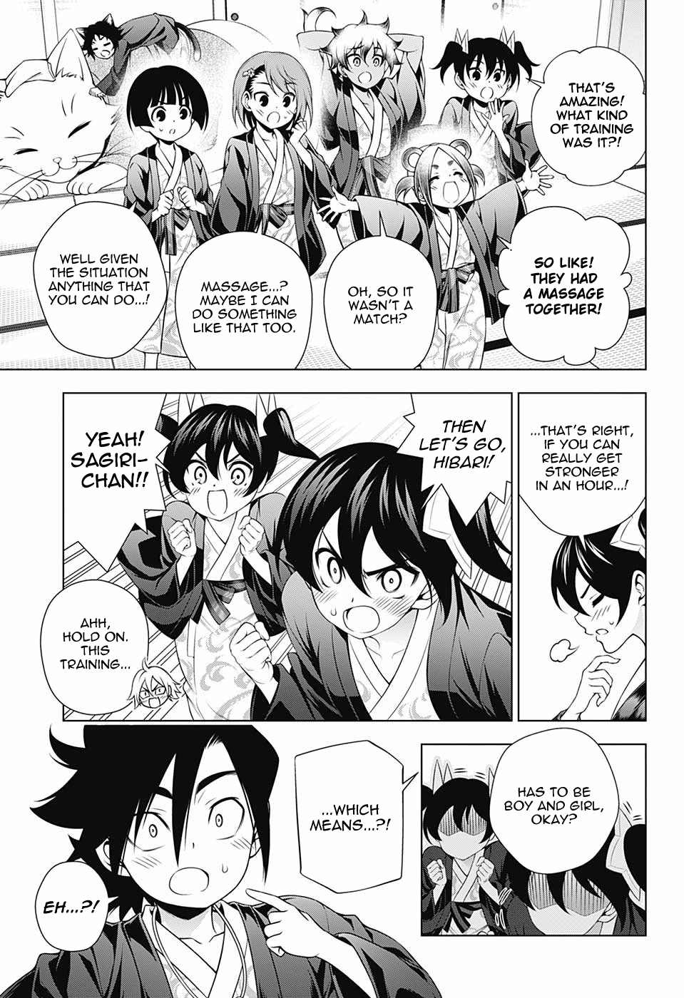 Yuragi-sou no Yuuna-san Chapter 160 page 3 - Chapter 160: Everyone Does Spirit Power Training