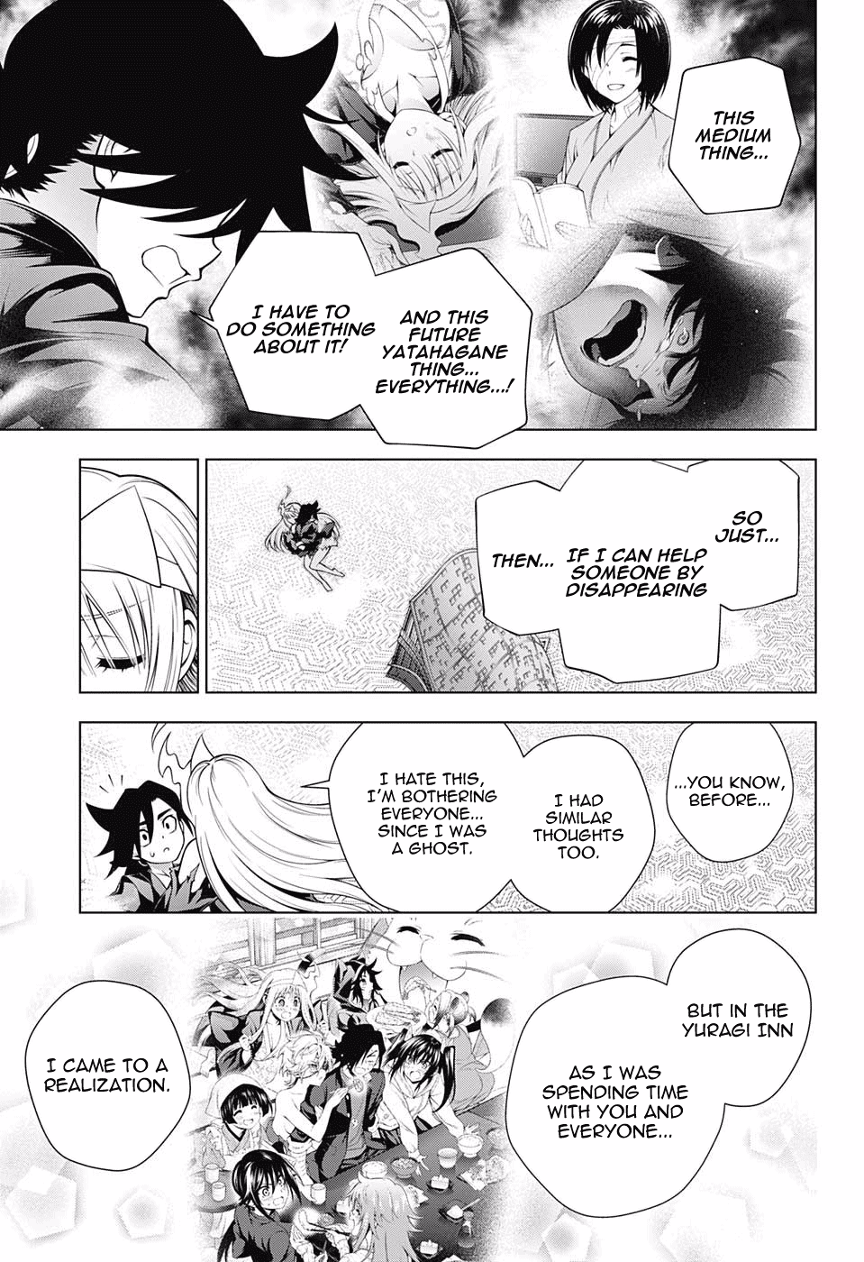 Yuragi-sou no Yuuna-san Chapter 165 page 11 - Chapter 165: Kogarashi-kun, The Medium