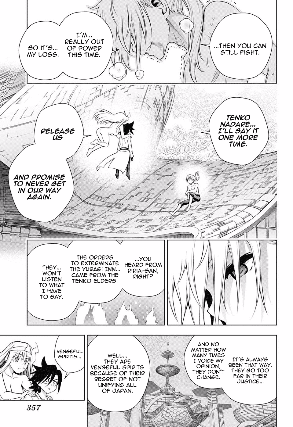 Yuragi-sou no Yuuna-san Chapter 165 page 14 - Chapter 165: Kogarashi-kun, The Medium
