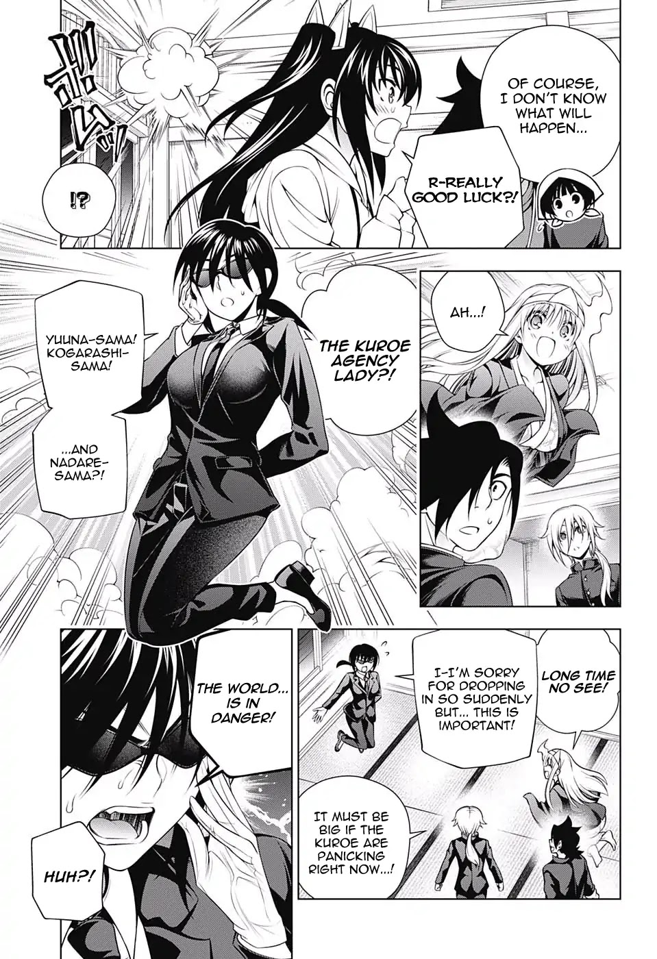 Yuragi-sou no Yuuna-san Chapter 167 page 10 - Chapter 167: Kogarashi-kun and The Great Danger
