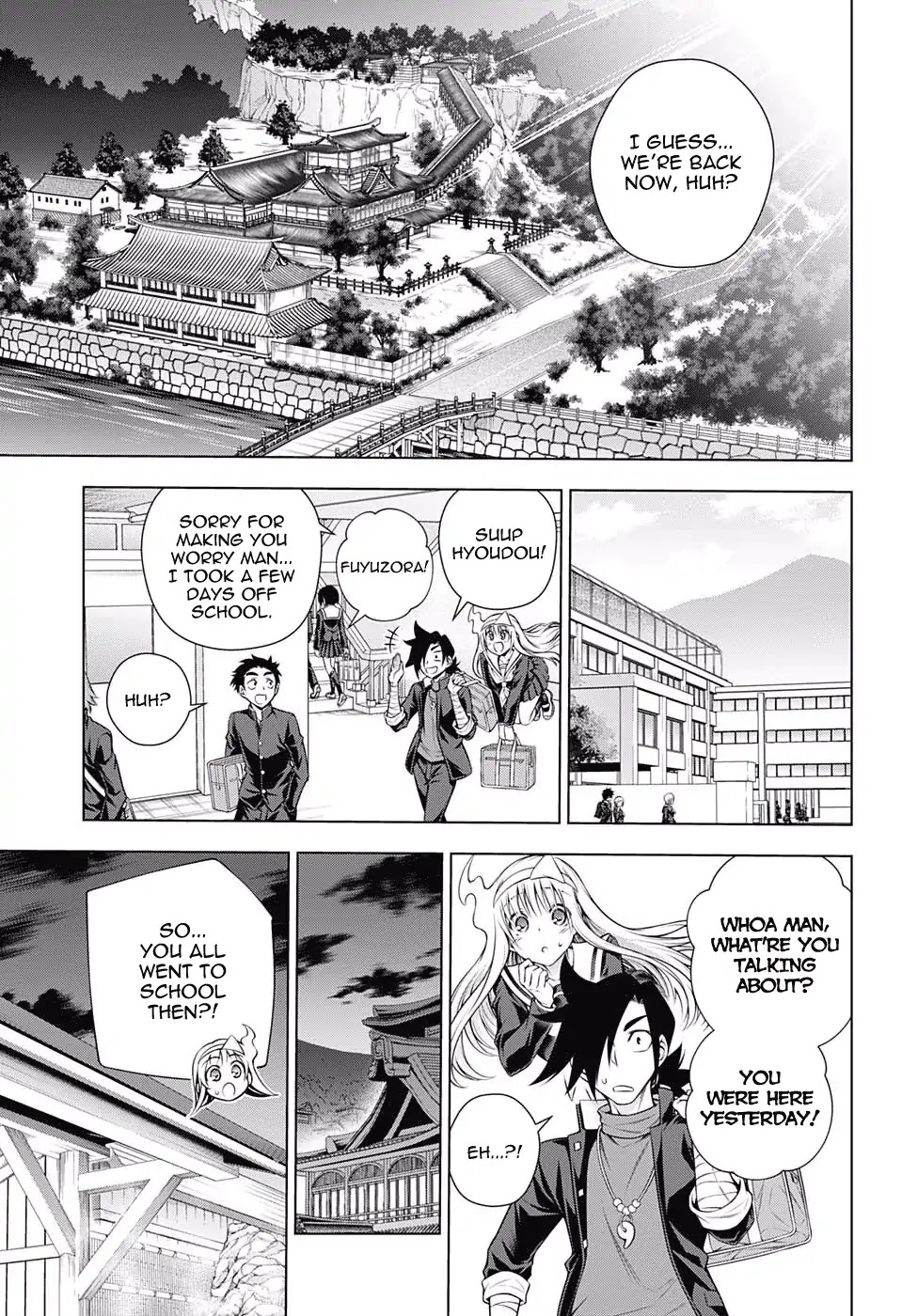 Yuragi-sou no Yuuna-san Chapter 167 page 5 - Chapter 167: Kogarashi-kun and The Great Danger