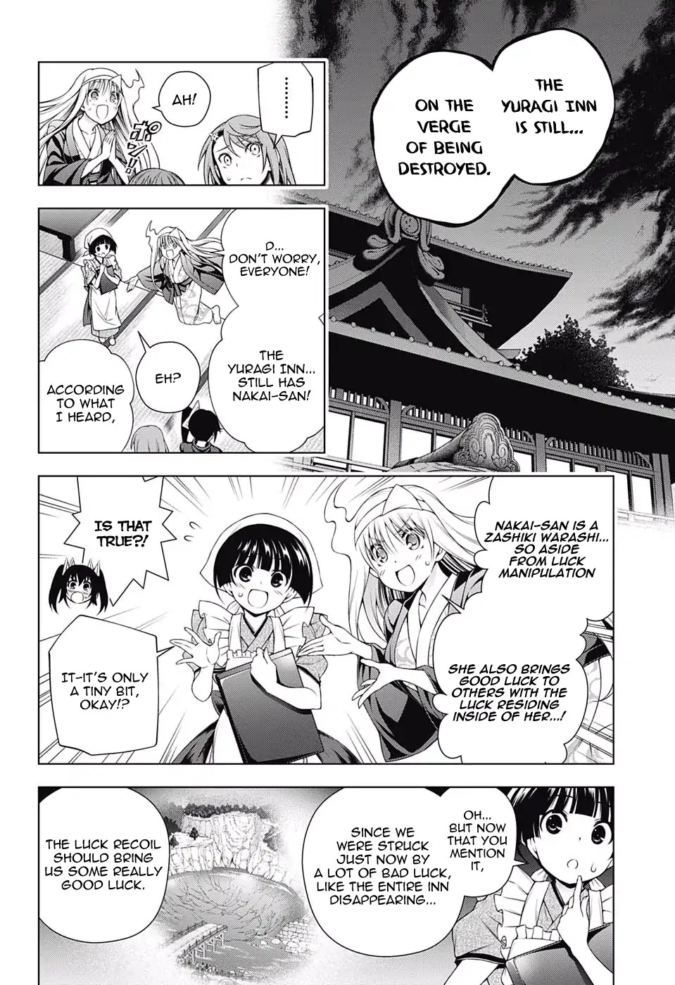 Yuragi-sou no Yuuna-san Chapter 167 page 9 - Chapter 167: Kogarashi-kun and The Great Danger