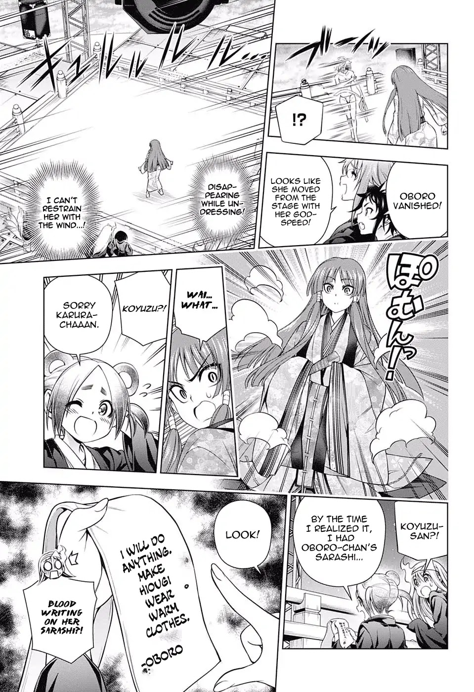 Yuragi-sou no Yuuna-san Chapter 169 page 15 - Chapter 169: Yuragi Inn Strip Rock Paper Scissors!