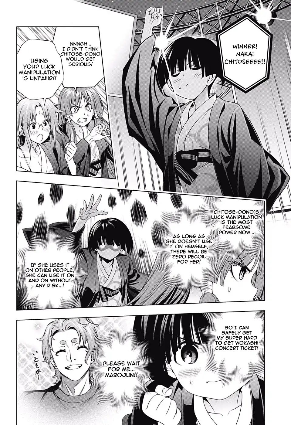 Yuragi-sou no Yuuna-san Chapter 169 page 6 - Chapter 169: Yuragi Inn Strip Rock Paper Scissors!